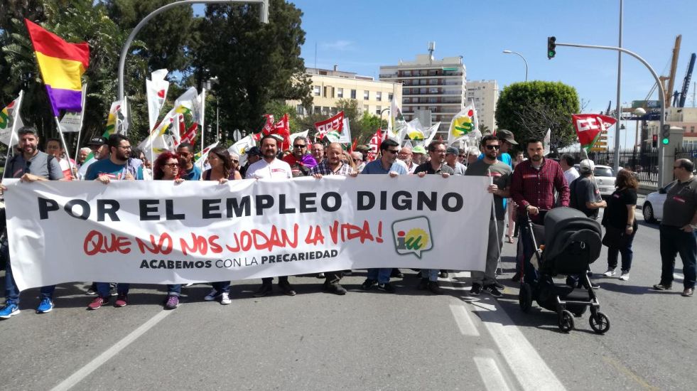 Cargos públicos de IU Cádiz en el 1 de Mayo 2019