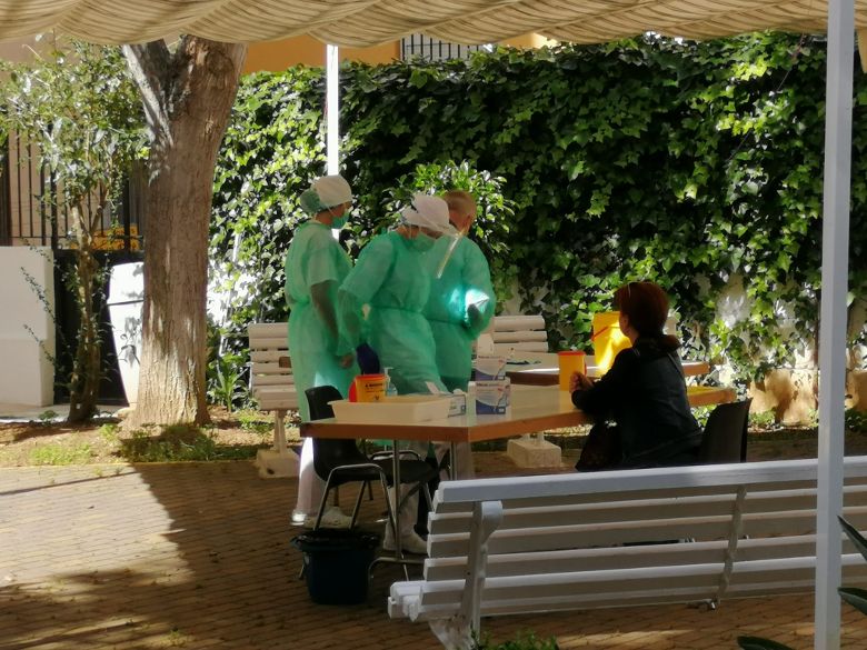 Pruebas de coronavirus en abril en la Residencia Matía Calvo