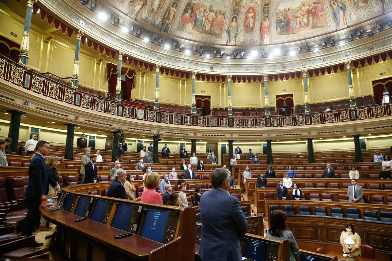 El Pleno ha arrancado con un minuto de silencio en recuerdo de los fallecidos por el COVID-19