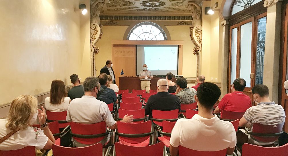 Presentación de la jornada con Miguel Urraca, Secretario General de la Cámara de Comercio de Cádiz