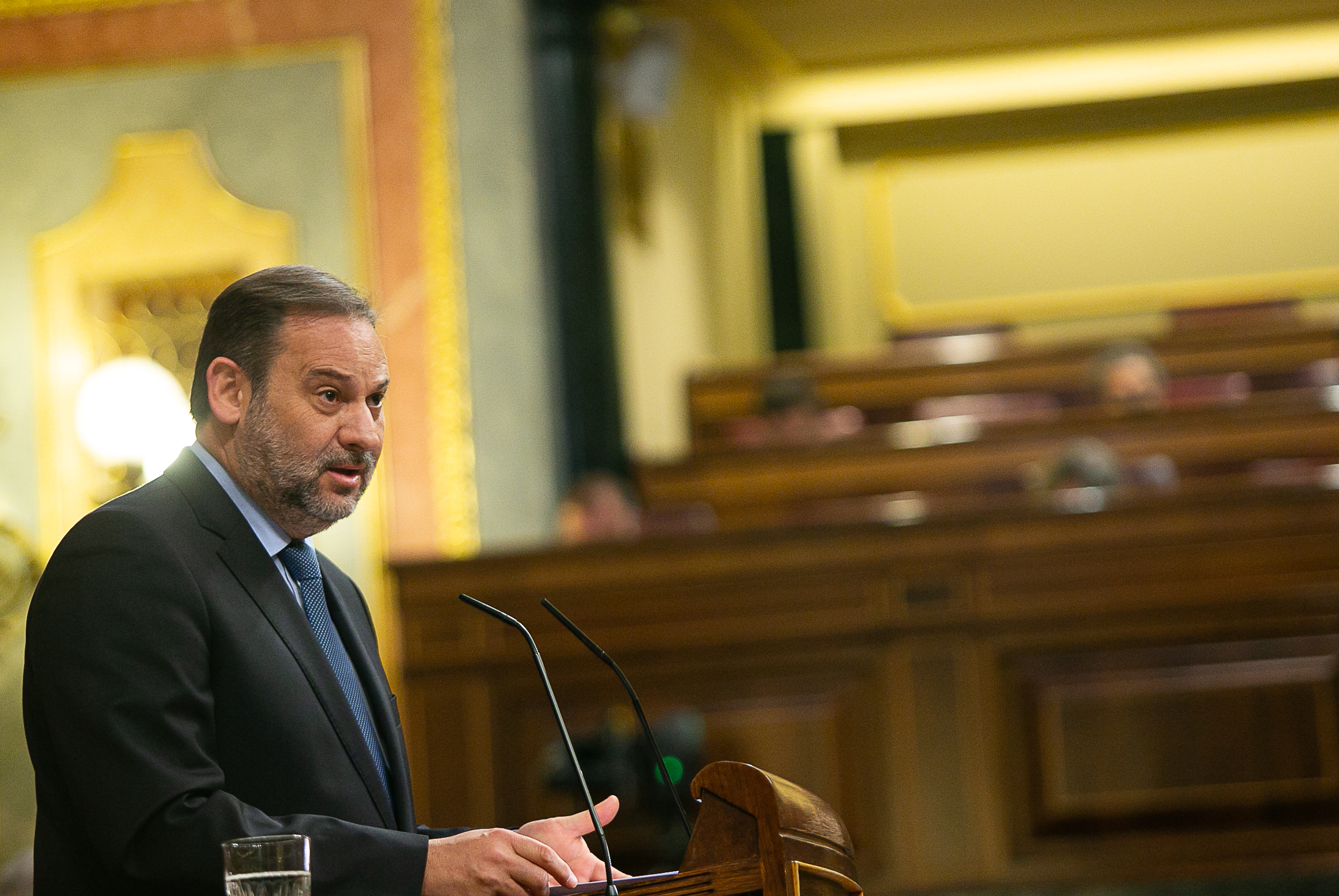 El ministro de Transportes, Movilidad y Agenda Urbana, José Luis Ábalos