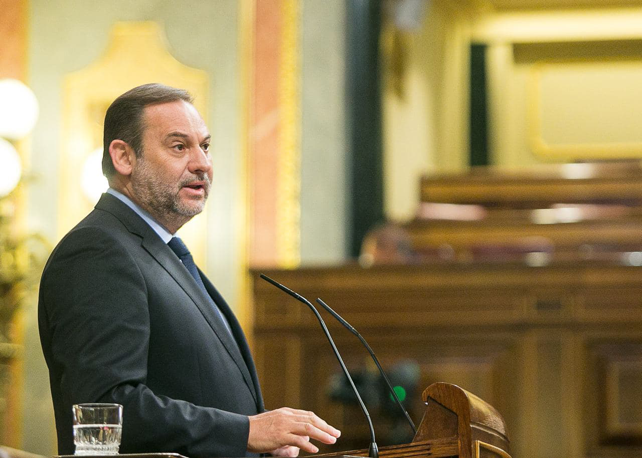 El ministro de Transportes, Movilidad y Agenda Urbana, José Luis Ábalos