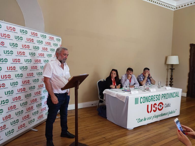 Miguel Paramio es elegido secretario provincial de USO en Cádiz