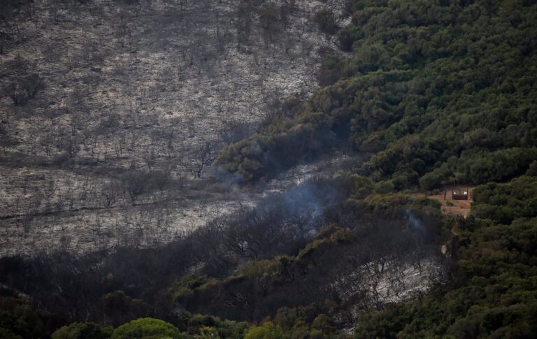Controlado el incendio forestal de Algeciras tras afectar a unas 150 hectáreas