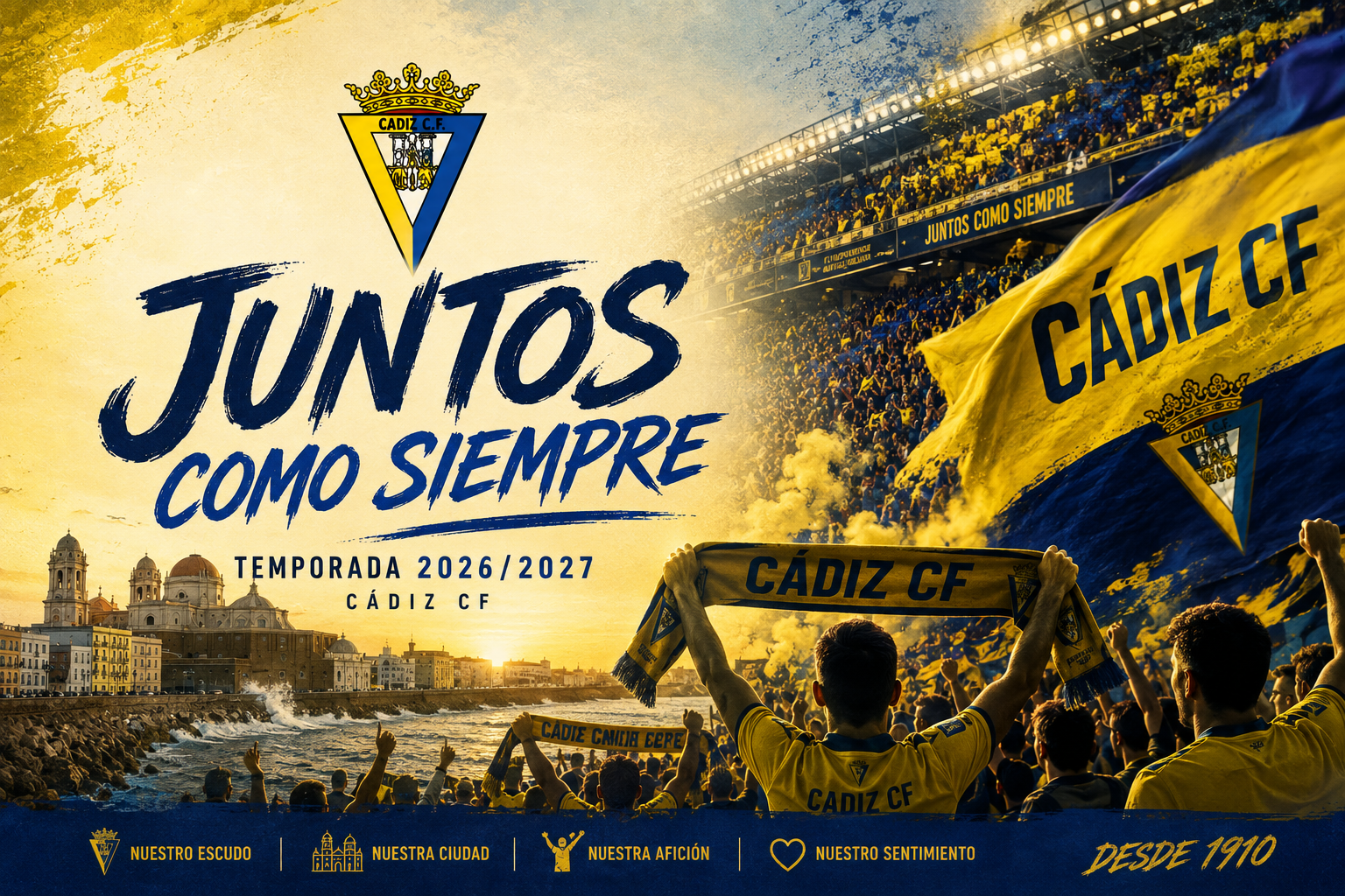 Cádiz CF - Temporada 2026/2027 - Juntos como siempre